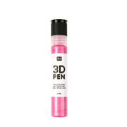 Ein rosafarbener Rico Design 3D-Stift mit schwarzer Kappe und weißer Beschriftung, 27 ml - ideal für die Herstellung atemberaubender Emaille-Punkte und kreativer Designs.