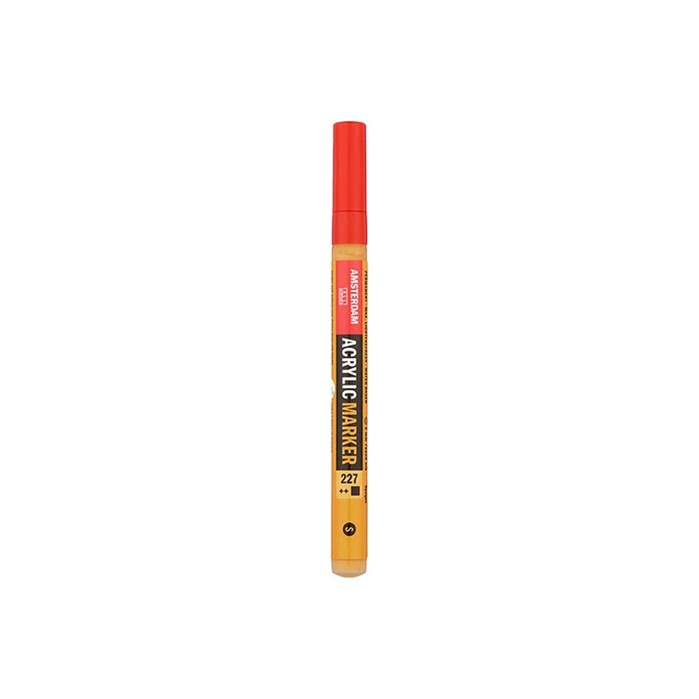 Acrylmarker Orange Amsterdam mit wasserfester Farbe.