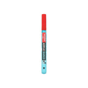 Hellblauer Acrylmarker von Amsterdam mit roter Kappe und Farbe auf Wasserbasis.