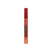 Orangefarbener Amsterdam-Acrylmarker mit roter Kappe, ideal zum Setzen lebhafter Farbakzente.