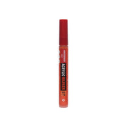 Roter Acrylmarker Amsterdam mit Farbe auf Wasserbasis.