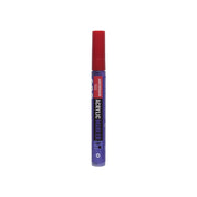 Amsterdam-Acrylmarker mit roter Kappe und violettem Schaft, ideal für Farben auf Wasserbasis.