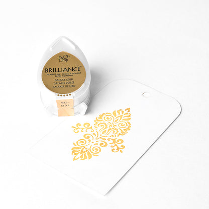 Dye inkpad Brilliance 'Galaxy Gold'