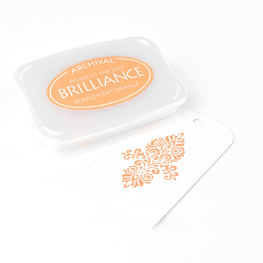 Pigment Inkpad Archival Brilliance 'Pearlescent Orange'