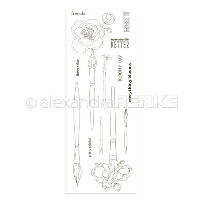 Clear Stamp 'Blumenpinsel'