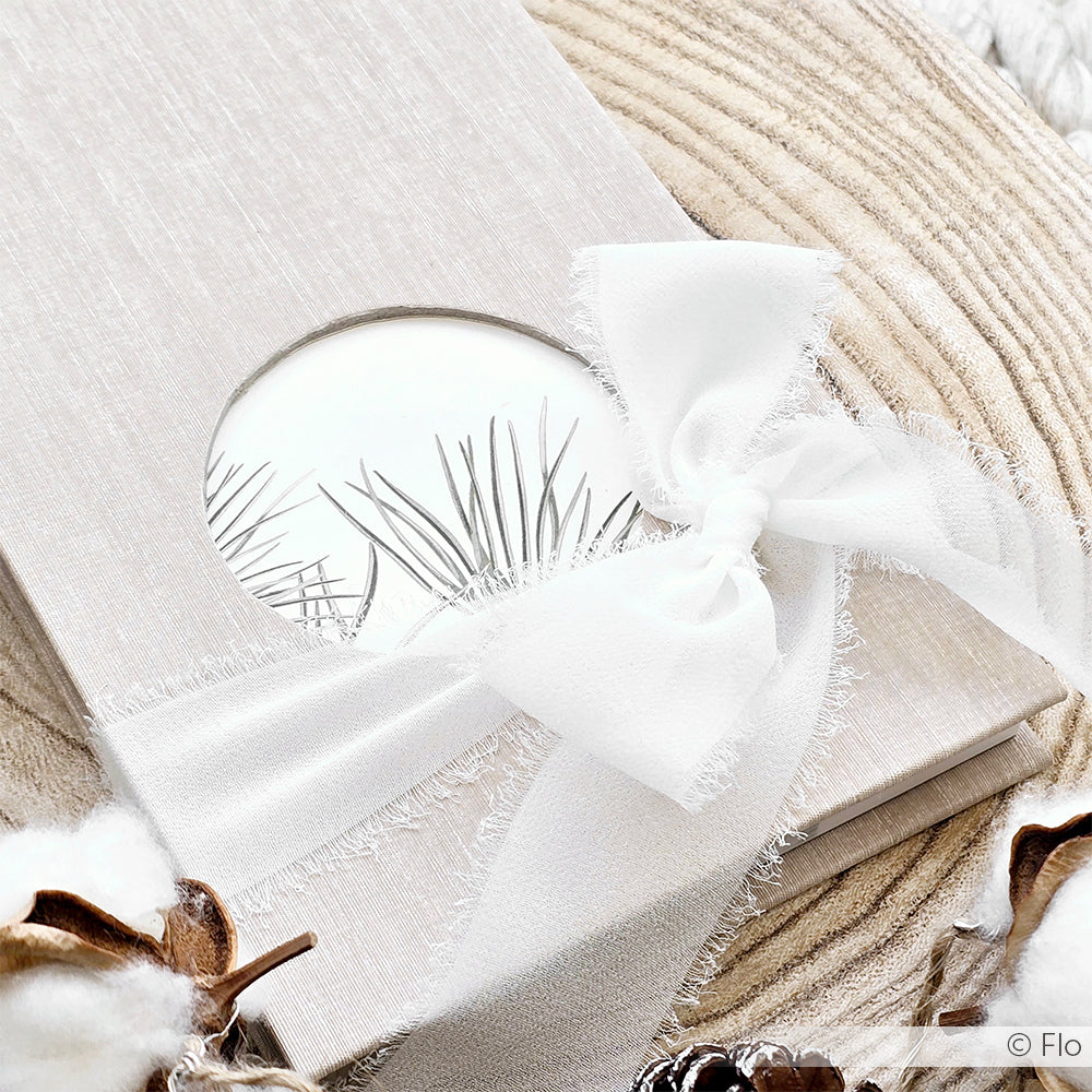 Chiffon Ribbon 'White'