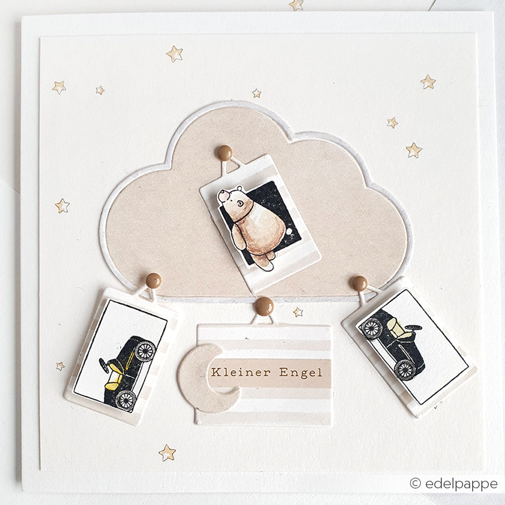 Eine Karte von Alexandra Renke mit einzigartigen Bildern, ideal für Papierprojekte oder zum Aufwerten von Bastelarbeiten mit Stempelgummi-Motiven.