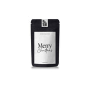 Schwarzer Beutel mit der Rooibos-Teemischung „Merry Christmas“ von TateTata.