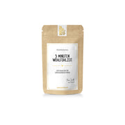 Beutel mit TaTeeTaTa-Kräutertee mit der Aufschrift „5 Minuten Wohlfühlzeit“, gefüllt mit einer aromatischen Kräuterteemischung.