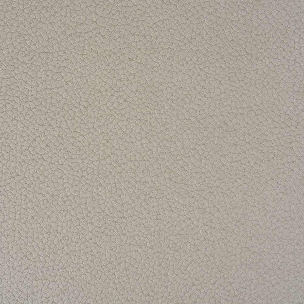 Nahaufnahme einer hellbeigen, strukturierten Lederoberfläche mit einem subtilen, kieselsteinähnlichen Muster von ☆, das an FSC-zertifiziertes 3D-geprägtes Papier erinnert.