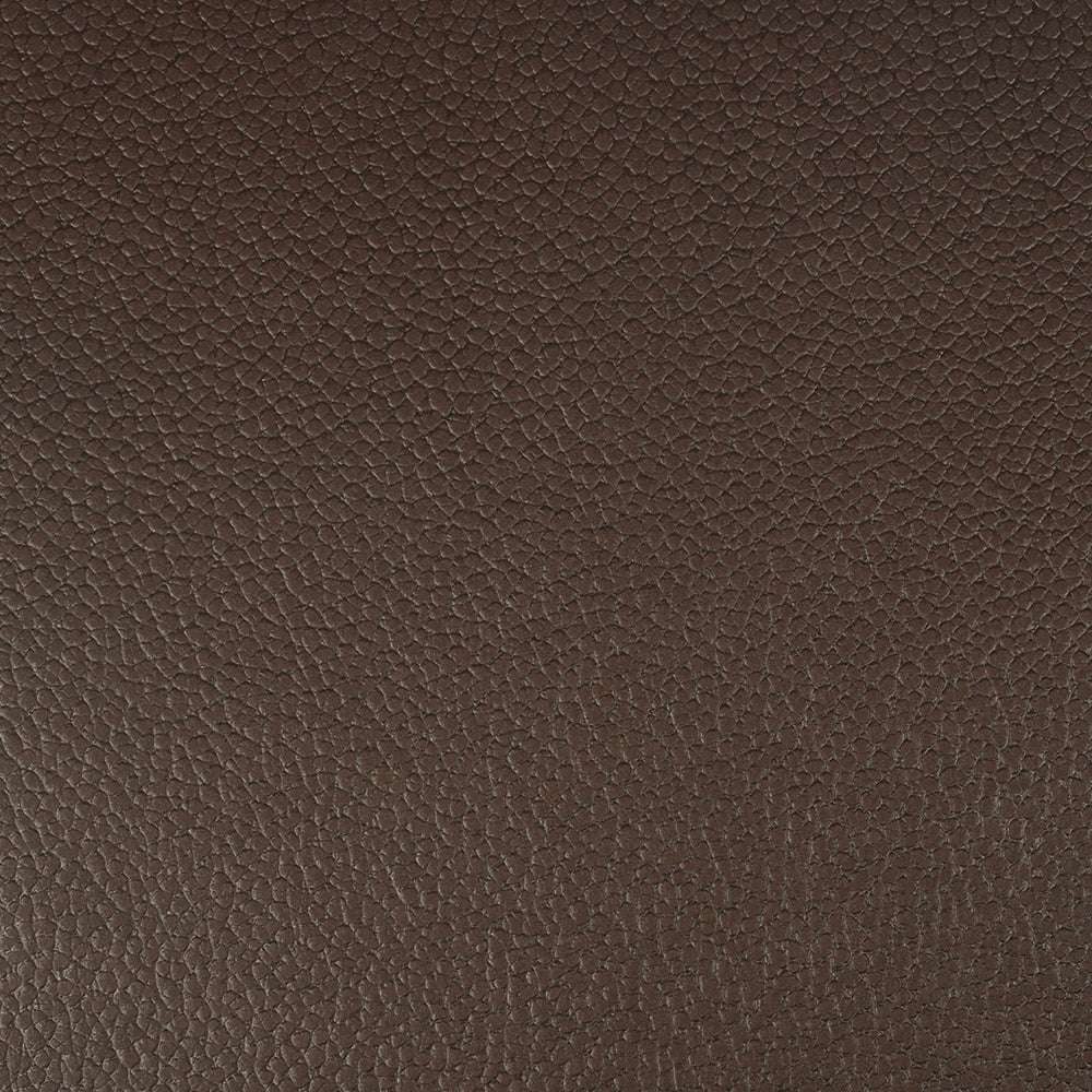 Nahaufnahme von braunem Leder der Marke ☆ mit einer feinen, gekörnten Textur, die an 3D-geprägtes Papier erinnert.