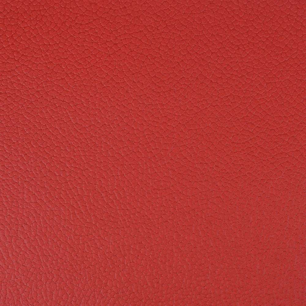 Rote, strukturierte, lederähnliche Oberfläche aus 3D-geprägtem Papier von ☆ mit einem dezenten, kieselsteinähnlichen Muster.