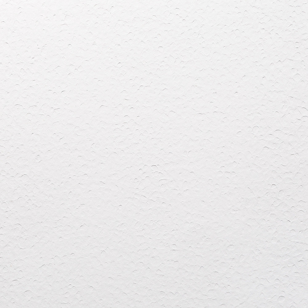 Das weiße, strukturierte Naturpapier von Alexandra Renke weist ein dezentes, unregelmäßiges Noppenmuster auf - perfekt für Buchbindereien oder kreative Projekte, die einen handwerklichen Touch brauchen.
