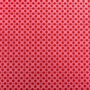 Verleihen Sie Buchbinden oder Geschenke Verpacken einen Hauch von Charme mit diesem ☆ Design: rote kreisförmige Punkte auf rosa Hintergrund, gleichmäßig verteilt und durch kurze Linien verbunden.