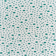 Weißer Hintergrund mit gleichmäßig verteilten grünen Punkten - perfekt für Geschenkverpackungen oder Bastelarbeiten wie Buchbinden. Marke: ☆.