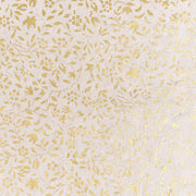 ☆ Goldenes Blumen- und Blattmuster auf hellbeigem Nepalpapier, ideal für Buchbinden oder Geschenke Verpacken - verleiht eine elegante, dekorative Note.