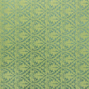 ☆ Grünes und gelbes Damastmuster mit Blumen- und Blattmotiven auf strukturiertem Papier, ideal für Buchbinden oder einzigartige Geschenke Verpacken. Inspiriert von der klassischen Eleganz des Nepalpapiers.