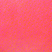 Leuchtend rosafarbener Hintergrund mit einem verschlungenen orangefarbenen Blumenmuster, inspiriert von Handarbeitstechniken auf Nepalpapier von ☆-perfekt zum Verpacken von Geschenken.