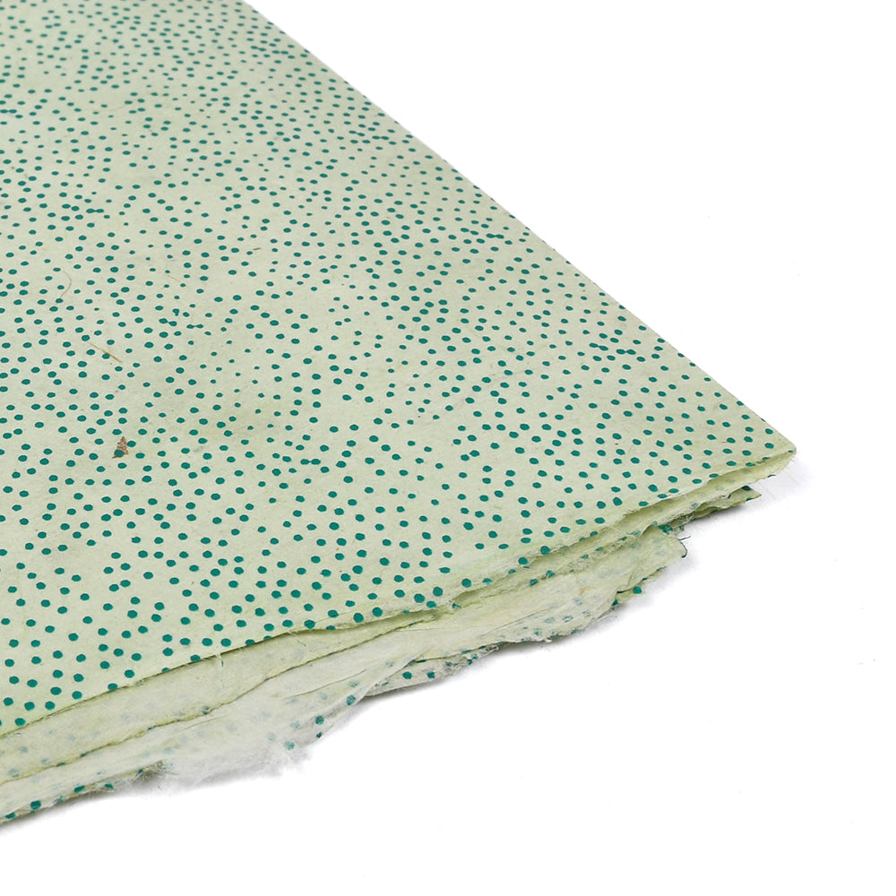 Nepal paper 'Mini dots sea green'