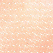 Blasser pfirsichfarbener Hintergrund mit dezentem weißem Geometrie- und Sprenkelmuster, ideal für Buchbinden oder Geschenkverpackungen. Hergestellt im hochwertigen Nepalpapier-Stil von ☆.