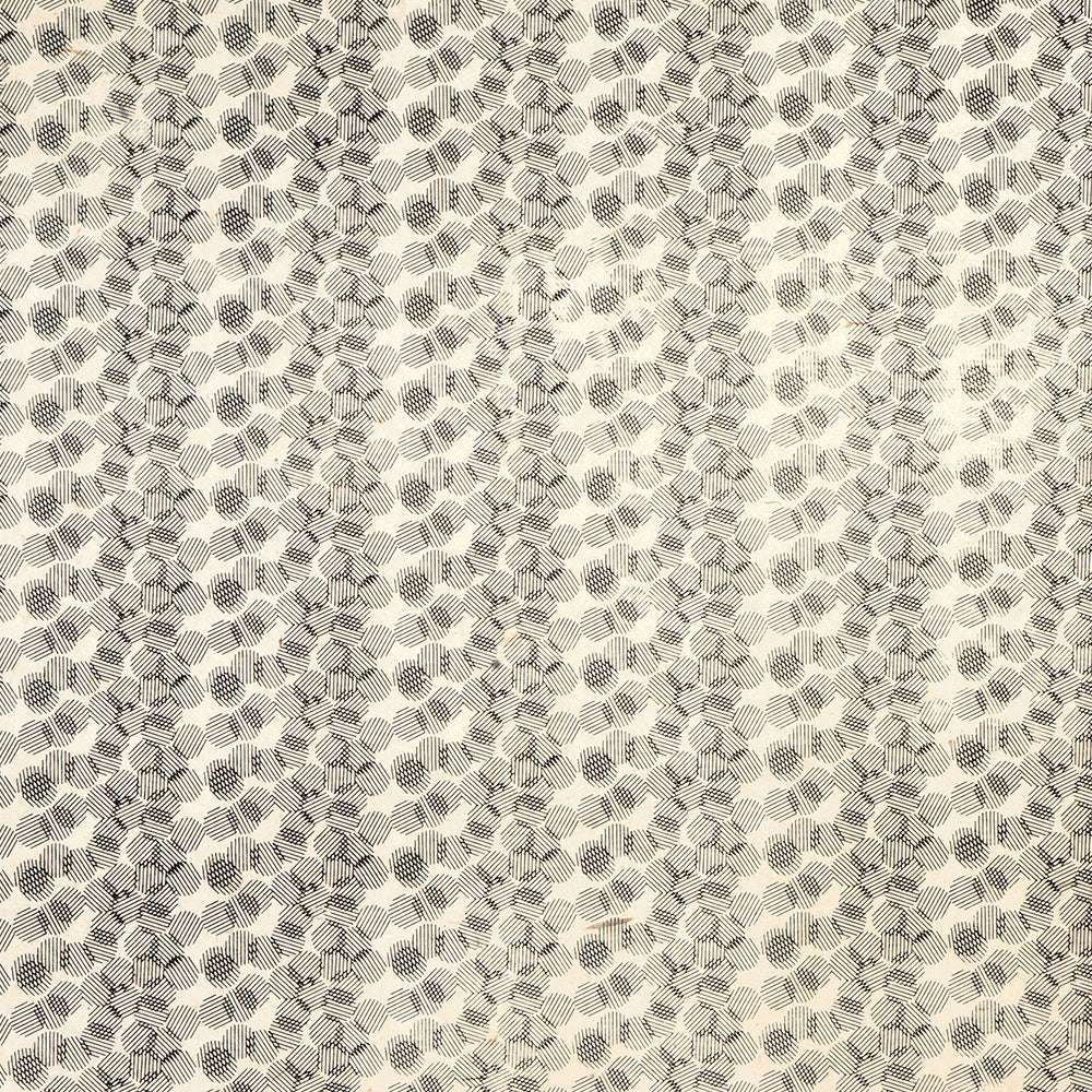 ☆ präsentiert ein schwarz-weißes geometrisches Muster mit sich wiederholenden Kreisen und Sechsecken für einen optischen Täuschungseffekt - ideal für Geschenke Verpacken oder als einzigartiger Buchbindereinband.