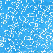 Weißes Ruderboot- und Rudermuster ziert einen strukturierten blauen Hintergrund, ideal für Buchbinden oder Geschenke Verpacken. Marke: ☆.