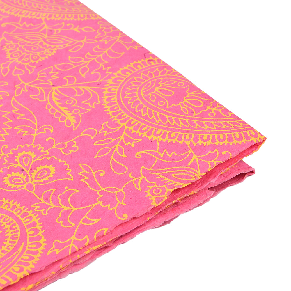 Nepal paper 'Paisley Magenta'