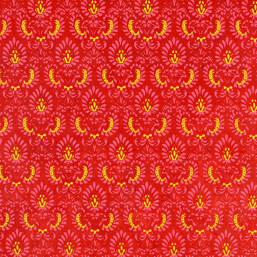 Nepalpapier 'Rotes Ornament'