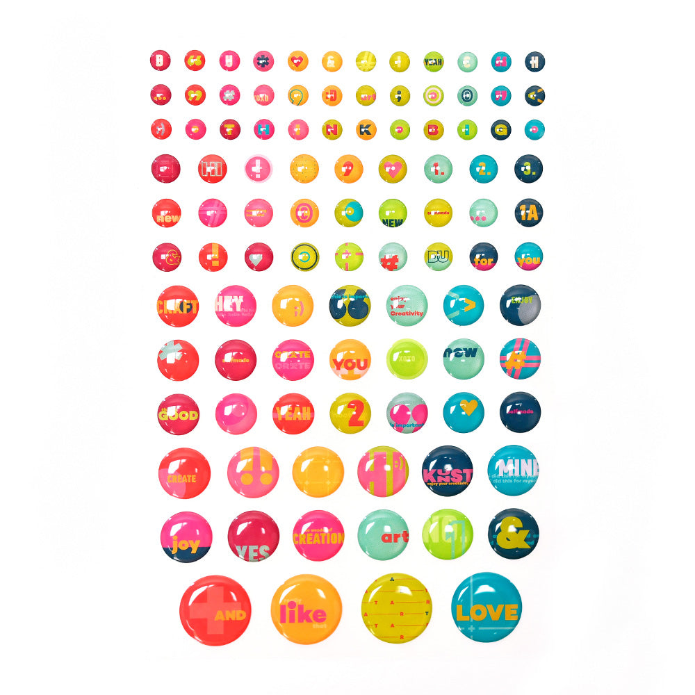 Sticker Dots 'Craft, Create, Enjoy'