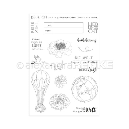 Clear Stamp 'Hoch hinaus'