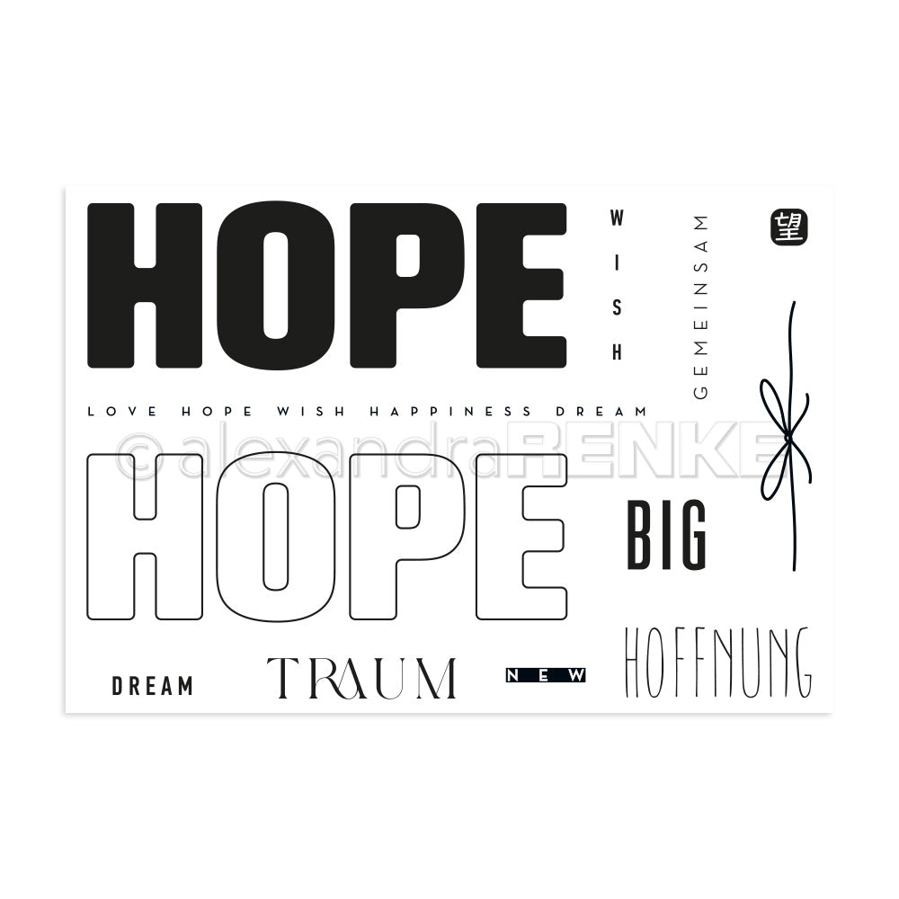 Clear Stamp 'New Hope'