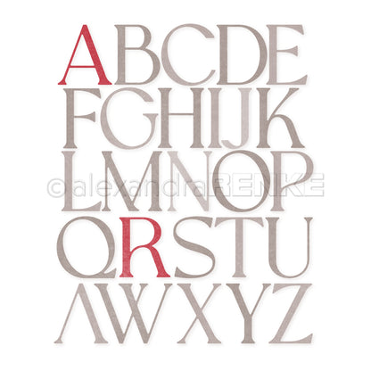 Stanze 'Alphabet Dezember'