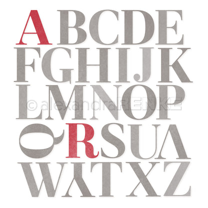 Stanze 'Alphabet Groß'