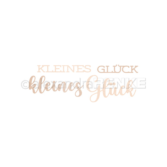 Stanze 'Schriften-Duo Kleines Glück'