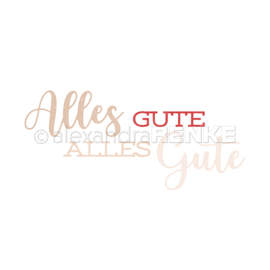 Die 'Schriften-Duo Alles Gute'