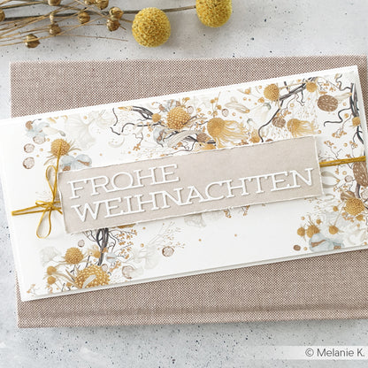 Stanze Schriften-Duo  'Frohe Weihnachten'