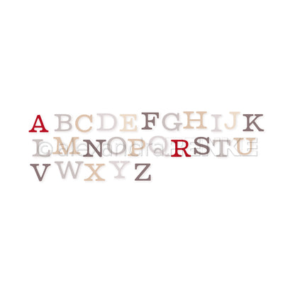 Stanze 'Kleines Serifen Alphabet'