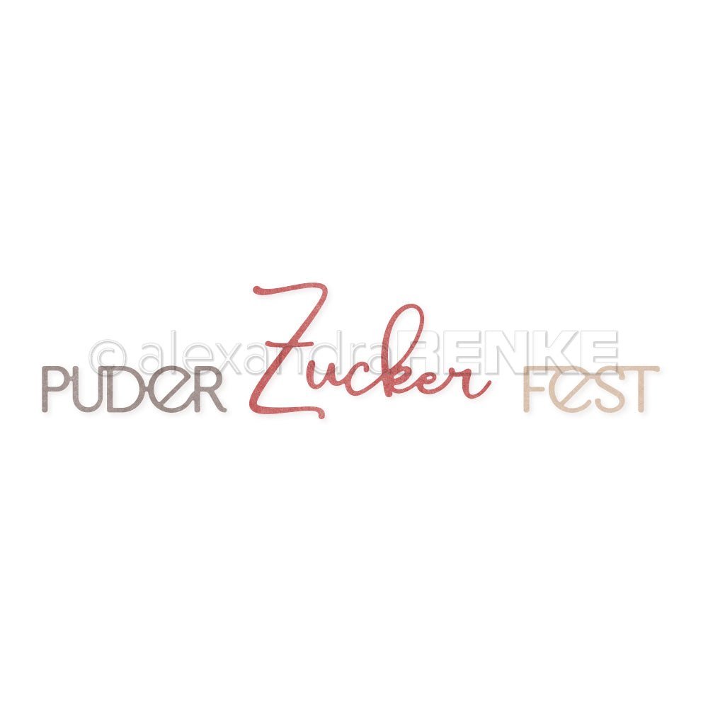 Die Wörterset 'Puderzucker Fest'