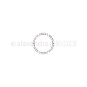 Der Schriftzug "HOME SWEET HOME" bildet einen Kreis auf weißem Grund. So entsteht ein Home sweet home Typo Kreis von Alexandra Renke - ideal für Ihr nächstes DIY-Projekt mit Ihren Stanzsystemen oder Motivstanze.