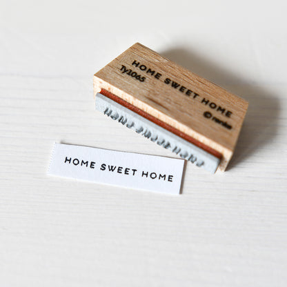 Holzstempel 'Mini Typo - Home Sweet Home'