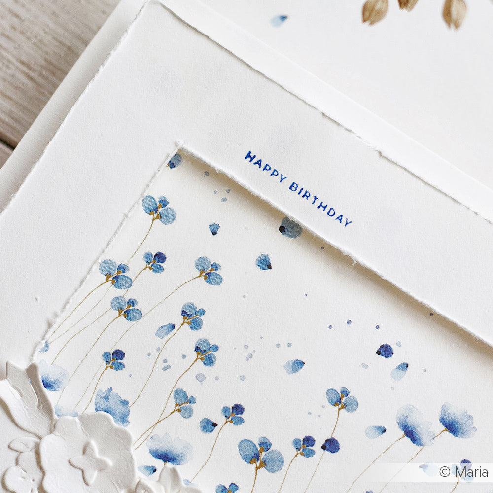 Holzstempel 'Mini Typo - Happy Birthday'