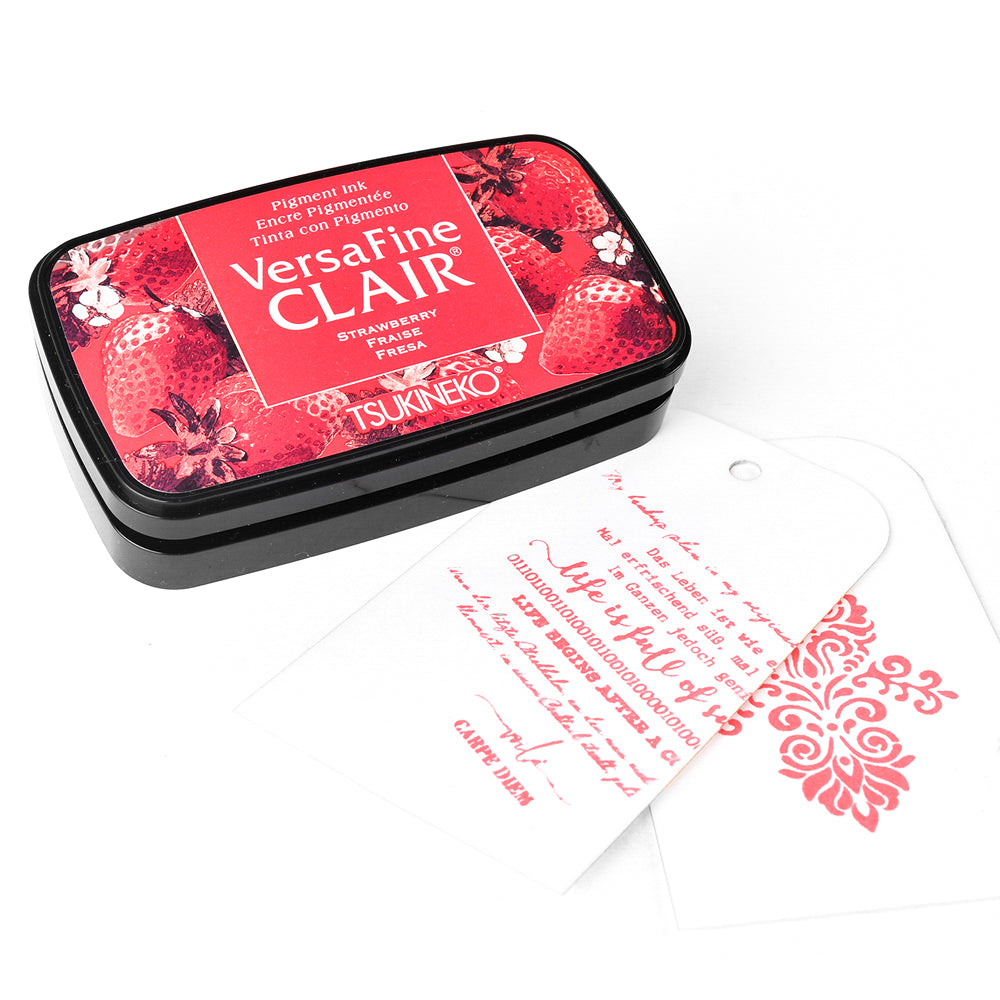 Ink Pad Versafine Clair 'Strawberry'