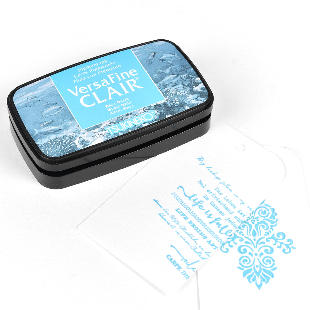 Ink Pad Versafine Clair 'Bali Blue'