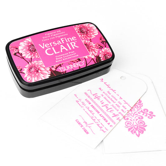 Ink Pad Versafine Clair 'Charming Pink'