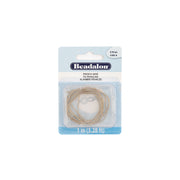 Beadalon French Wire, 1 Meter (3,28 ft), 0,70 mm, in der originalen blau-weißen Verpackung – ideal für die Gestaltung eleganter Schmuckabschlüsse bei der Arbeit mit Schmuckdraht-Designs.