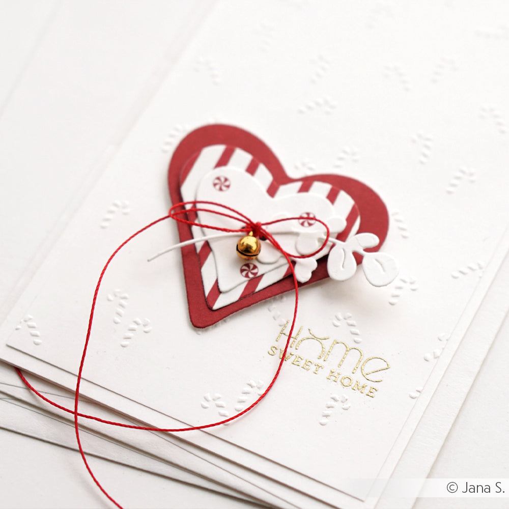 Embossing Folder 'Zuckerstangen-Gewusel'