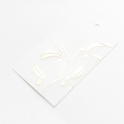 Stencil 'Curved mistletoe'