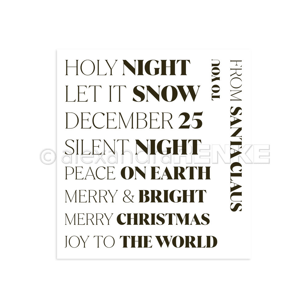 Clear Stamp 'Holy Night'