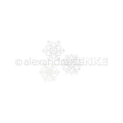 Die 'Stiched Snowflake Set'