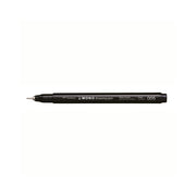 Ein schwarzer Tombow MONO Zeichenstift mit einer feinen 005er Spitze, ideal für präzises Zeichnen, ist horizontal auf weißem Hintergrund abgebildet.
